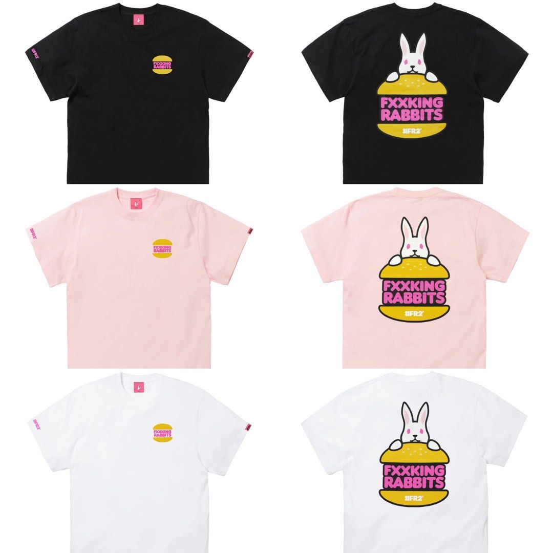 FR2 梅 RABBIT BURGER TEE