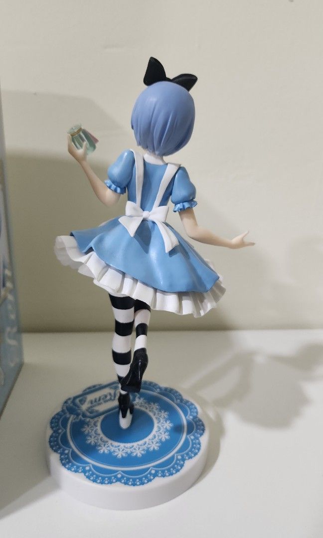 FuRyu ReZero Rem In Wonderland Figure, Hobbies & Toys, Toys & Games on