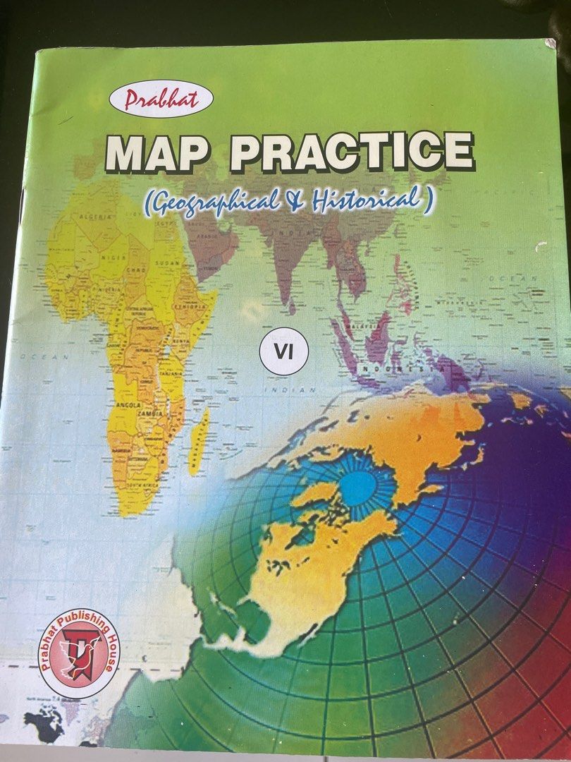 Geography Map Practice Workbook/ Textbook, Hobbies & Toys, Books