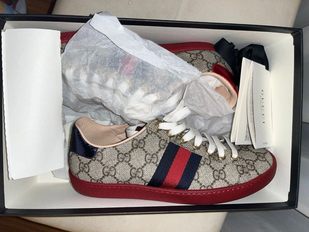 Gucci supreme sneakers shop sale