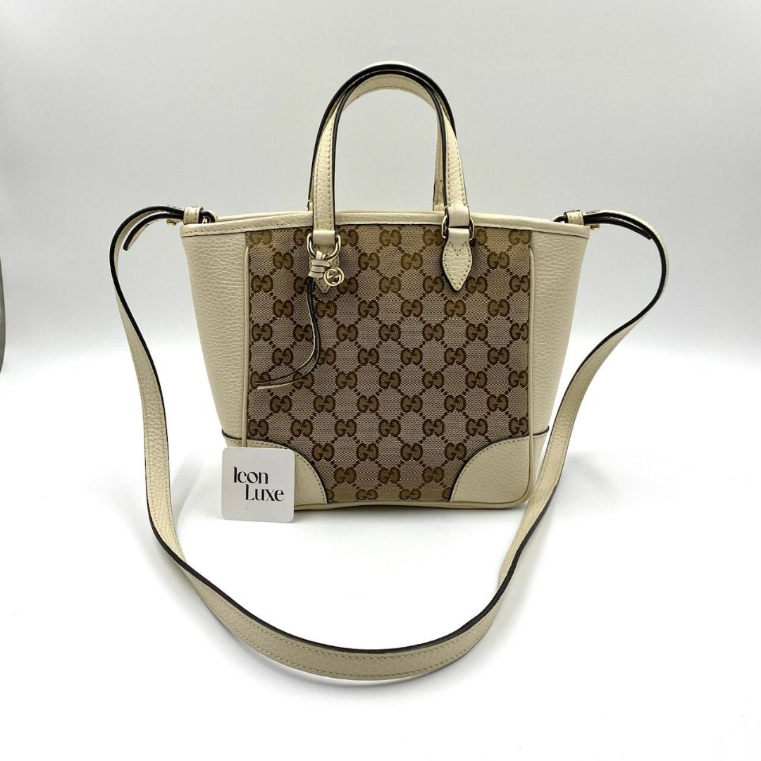 GUCCI BREE GG CANVAS TOTE BAG, Luxury, Bags & Wallets on Carousell