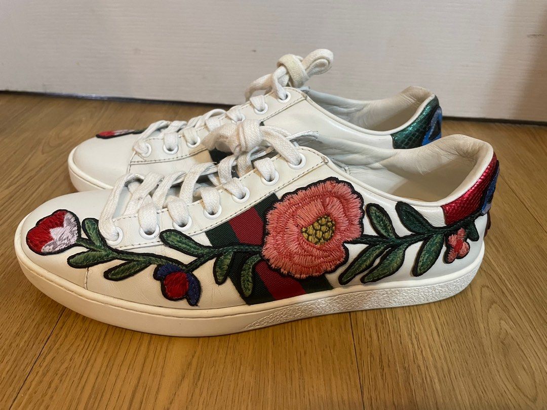 Gucci floral ace sales sneakers