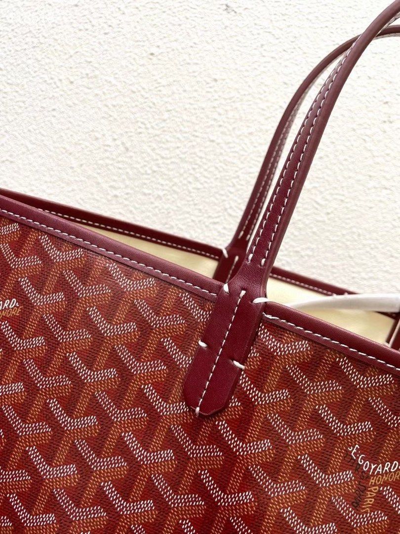 GY St Louis Tote Bag in Wine Red Goyard❤️, Women's Fashion, Bags & Wallets, Tote  Bags on Carousell