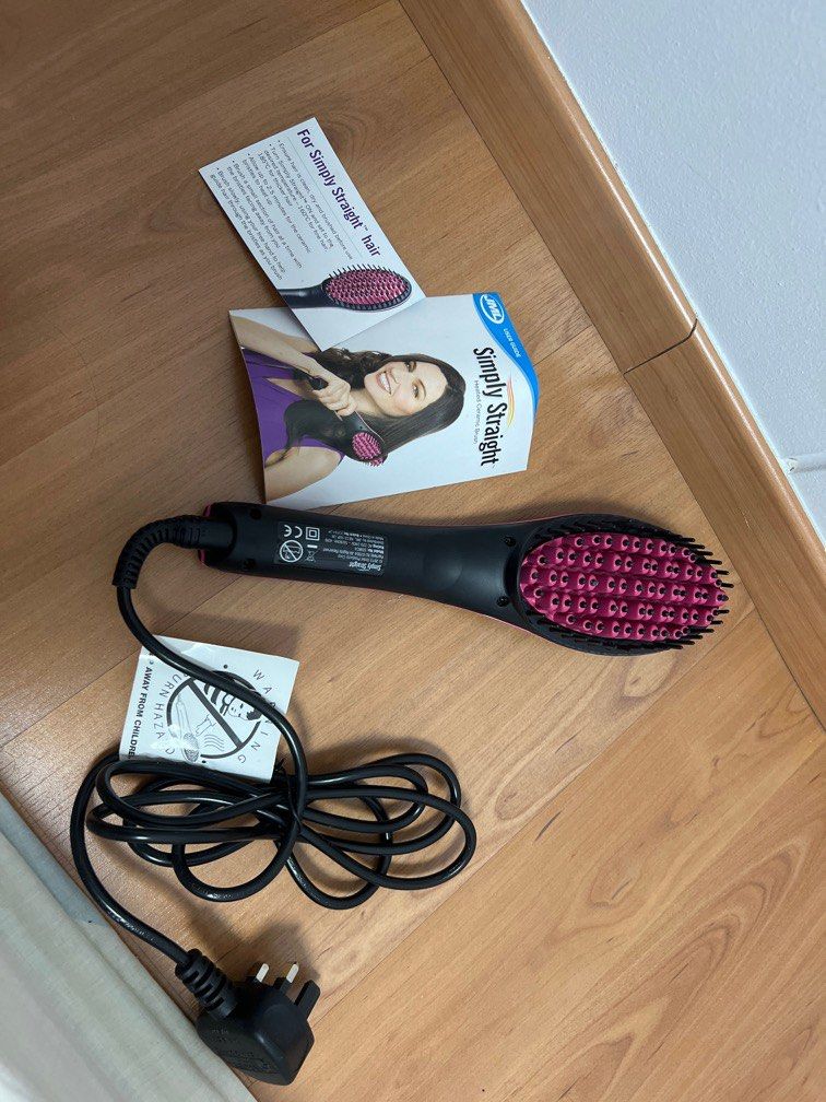 Heated Ceramic Brush, Beauty & Personal Care, Hair on Carousell