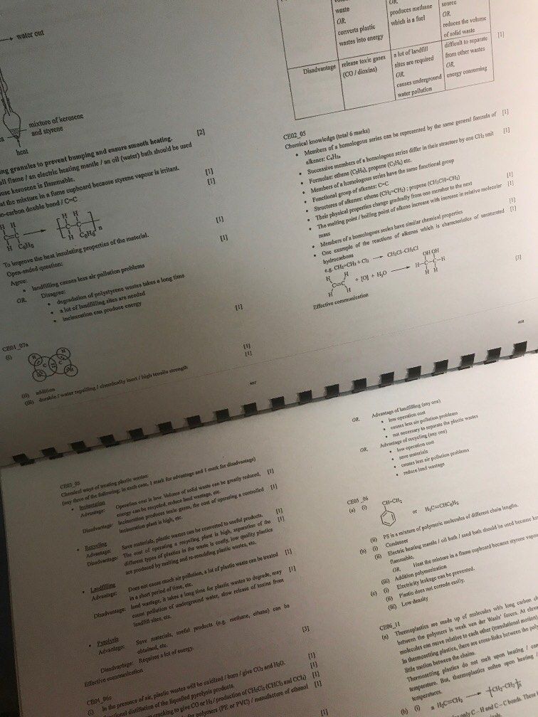 Hkdse chemistry by topic carousell