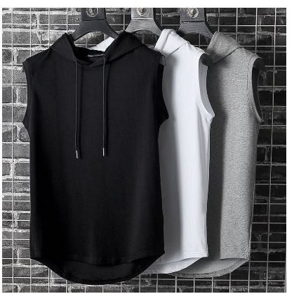 Men's outlet armless hoodie