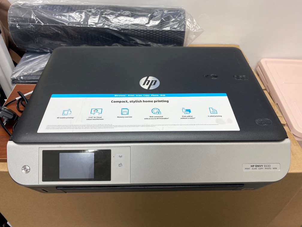 HP Envy 5530 all in one printer, 電腦＆科技, 打印機及影印機 - Carousell