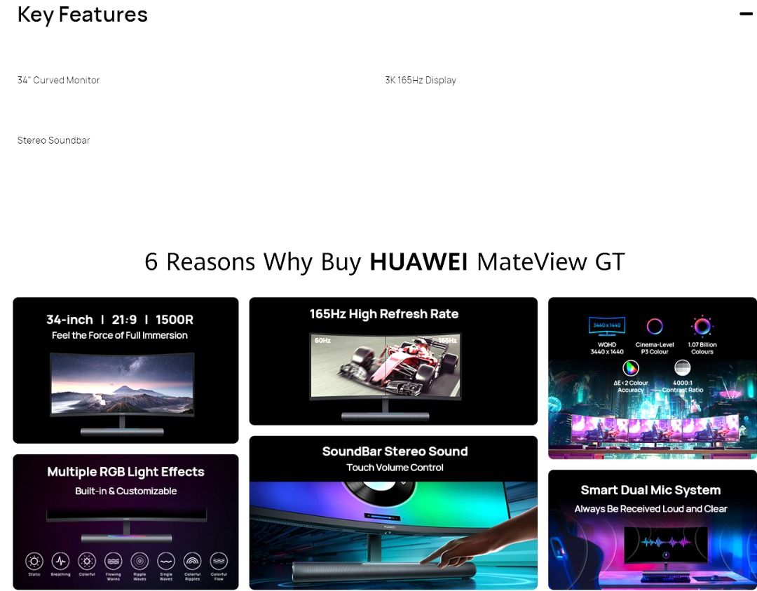Huawe MateView GT34, Computers & Tech, Desktops on Carousell
