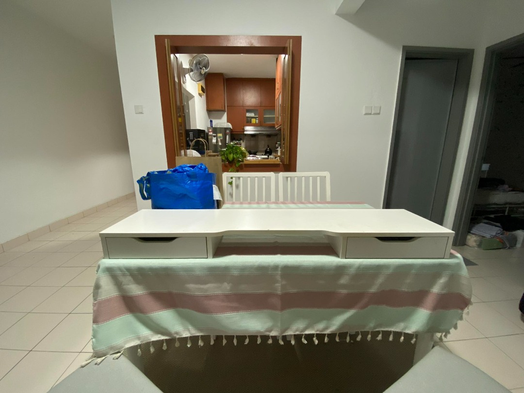 IKEA ALEX Monitor stand., Furniture & Home Living, Furniture, Shelves, & Racks on Carousell