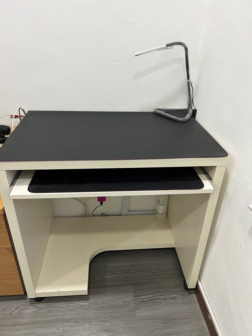 Ikea computer table white furniture home living furniture tables