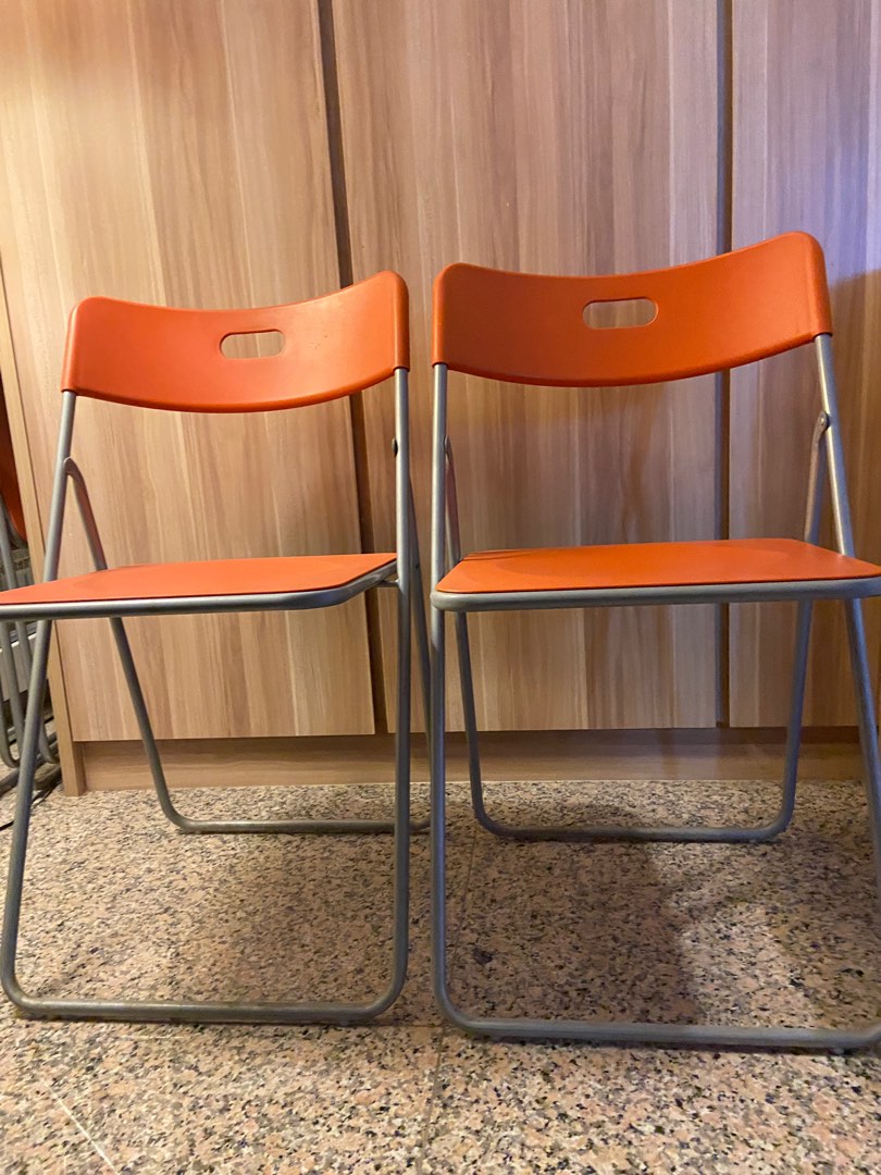 IKEA FOLDING CHAIRS, Furniture & Home Living, Furniture, Chairs on