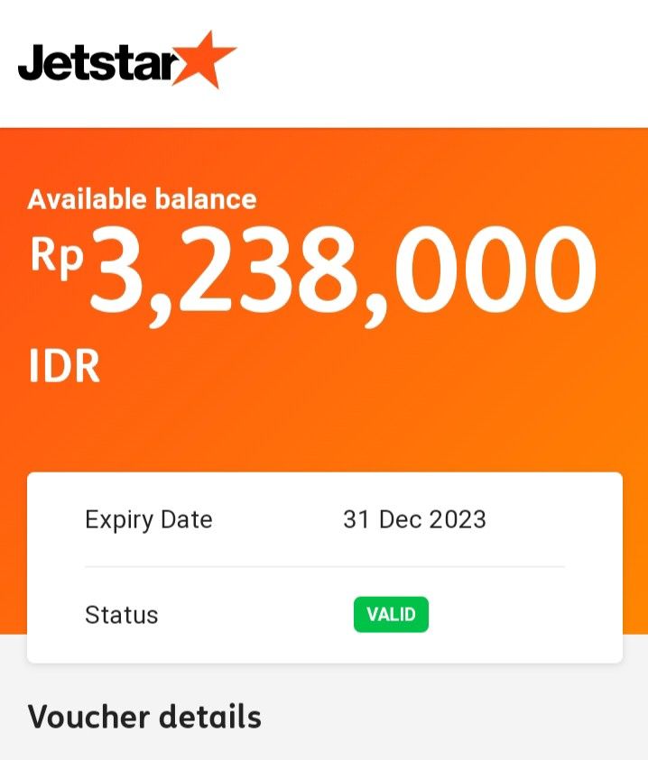 Jetstar Credit Voucher / Jetstar Travel Voucher on Carousell