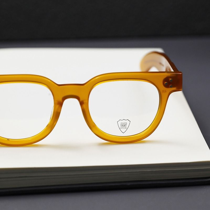 JULIUS TART OPTICAL, FDR , COLOR: VINTAGE YELLOW , SIZE: 44