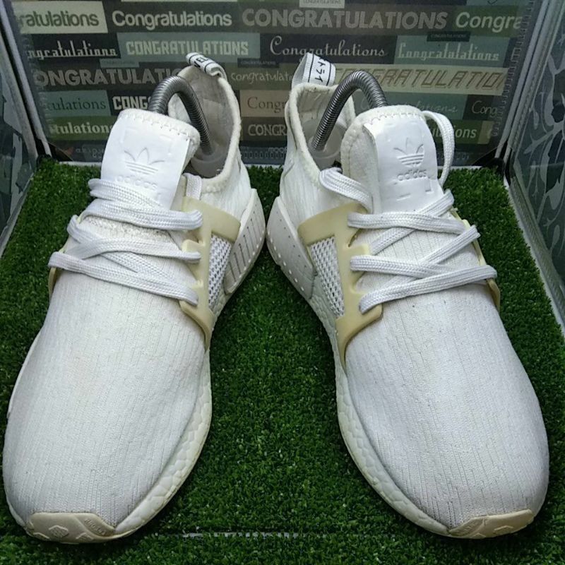 Adidas nmd 7.5 mens white sale