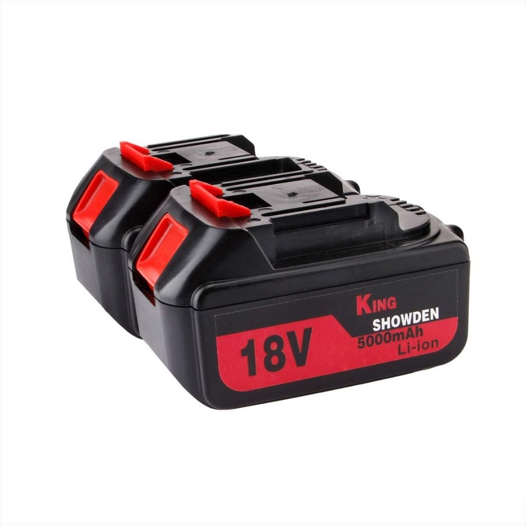 King showden Impact Wrench with 2 Battery Cordless Impact Driver 18V 500N.M High Torque 5 000mAH Lithium Battery Dual Speed Automatic Power Tool 6 Impact Socket and Carry Case Furniture Home Living Ho...