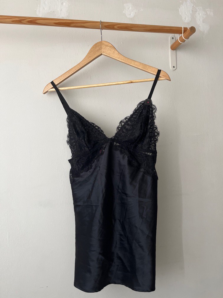 La Senza Nightie in Black M, Women's Fashion, New Undergarments ...