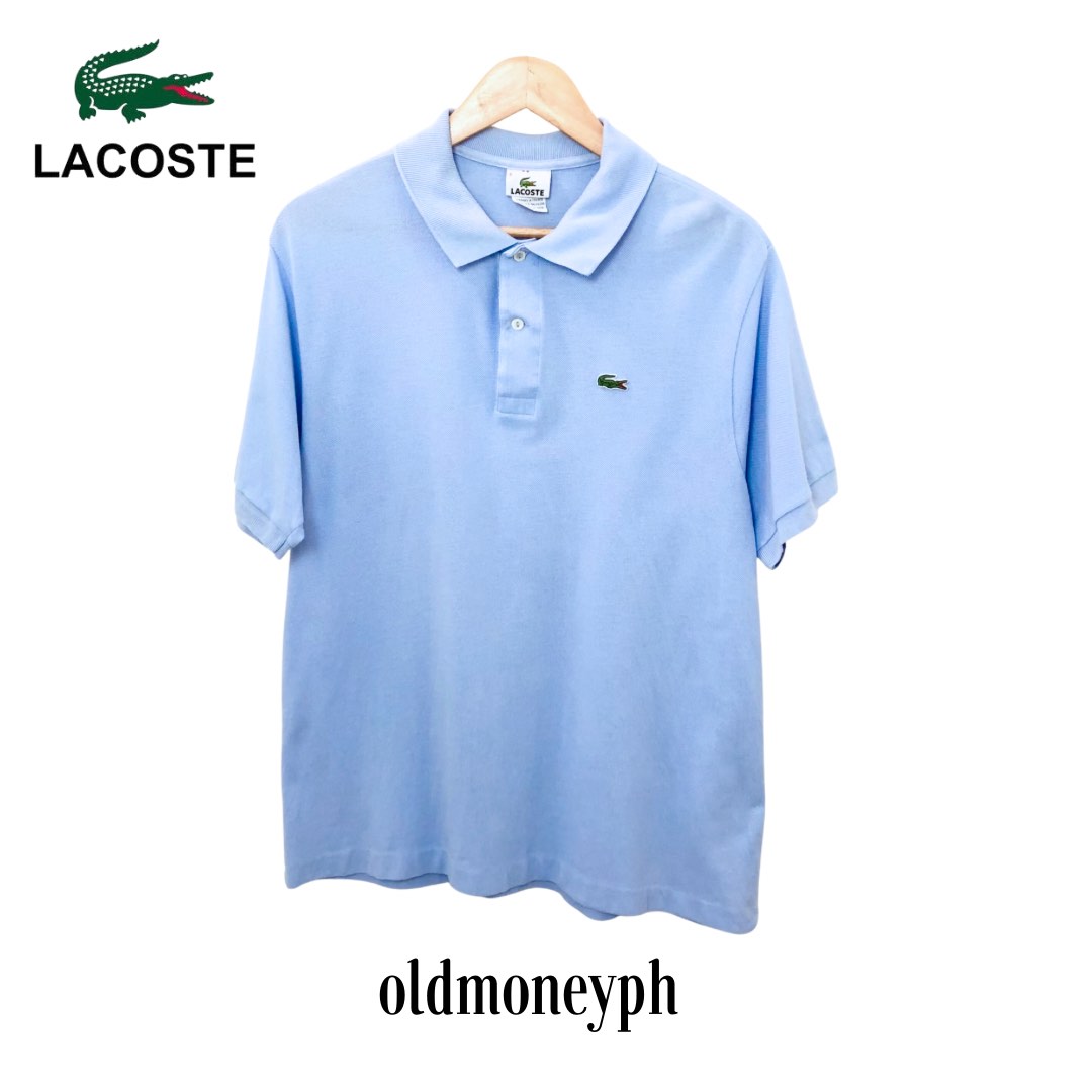 Lacoste Baby Blue Polo Shirt, Men's Fashion, Tops & Sets, Tshirts