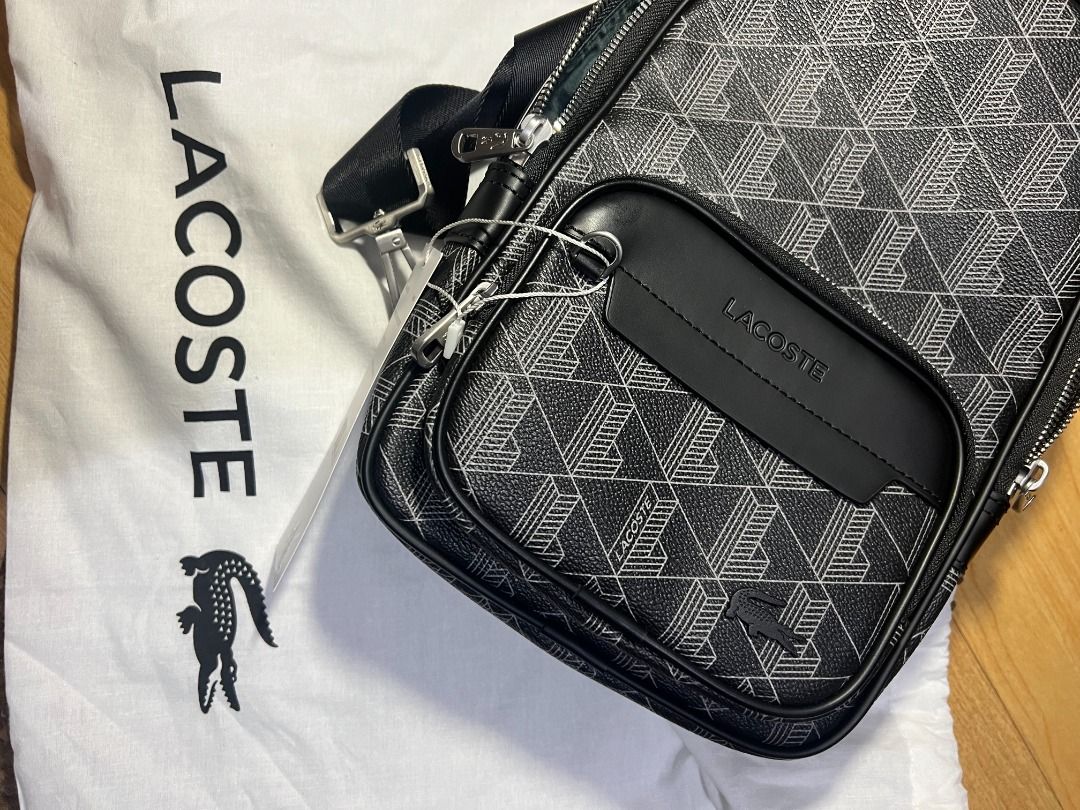 Lacoste Men's The Blend Monogram Print Bag - One Size