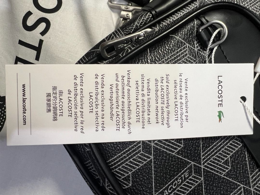 Lacoste Men's The Blend Monogram Print Crossbody - ShopStyle Messenger Bags