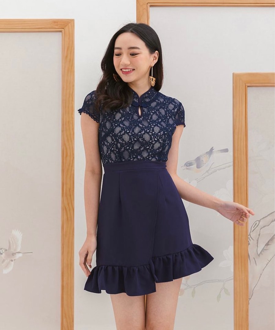 Cheongsam lace dress sale