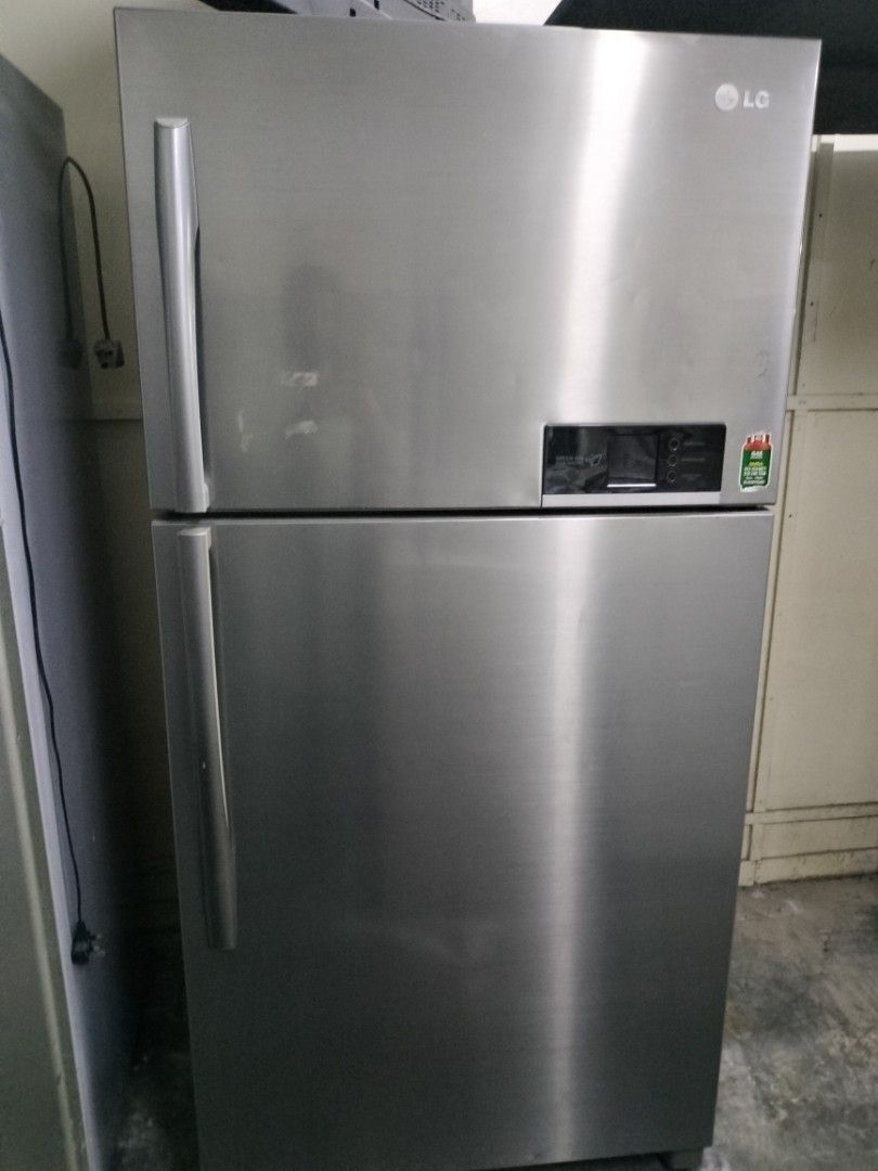 Lg big top size fridge
