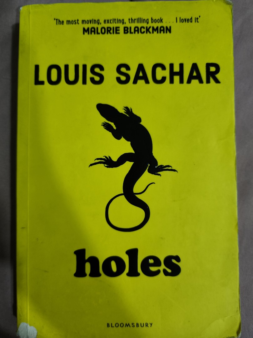 Holes leather-bound Louis Sachar Hardcover Book 