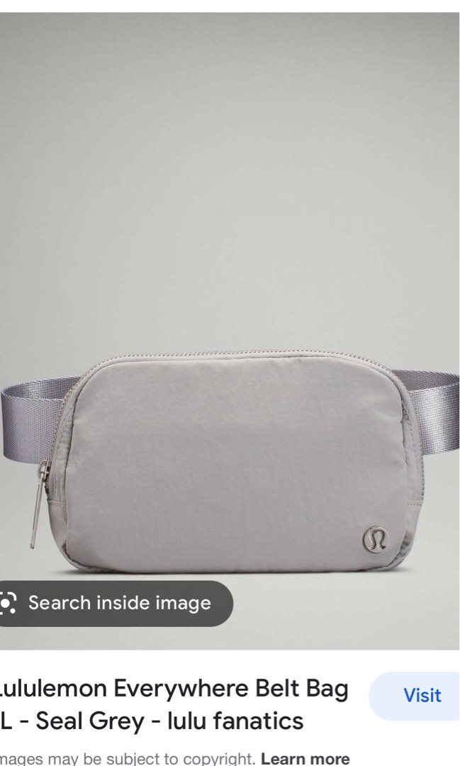 Lululemon Everyday Belt Bag in Seal Grey, Women's Fashion, Bags