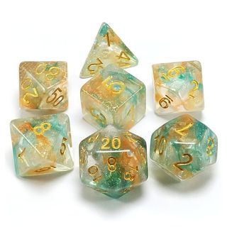 Lumos : Incandescent Dice Set (7pcs) for Dungeons & Dragons