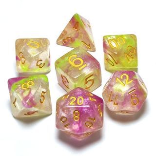 Lumos : Seelie Court Dice Set (7pcs) for Dungeons & Dragons