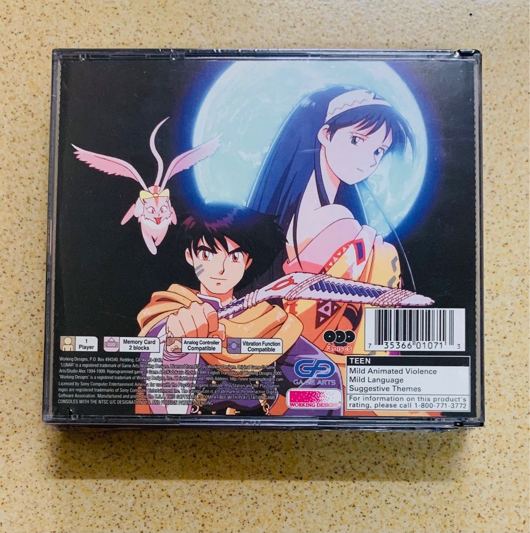 LUNAR 2 Eternal Blue Sony Playstation PS1 US