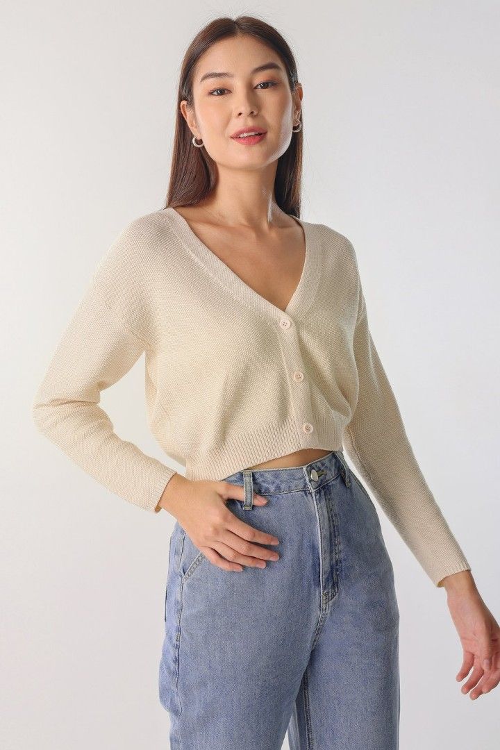 Waffle knit cardigan best sale womens