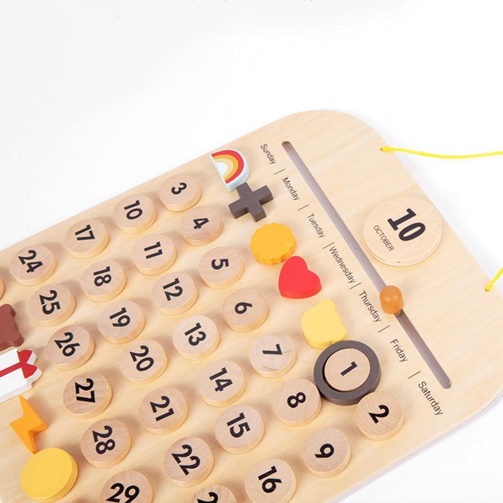 Magnetic Perpetual Calendar Babies Kids Infant Playtime on Carousell