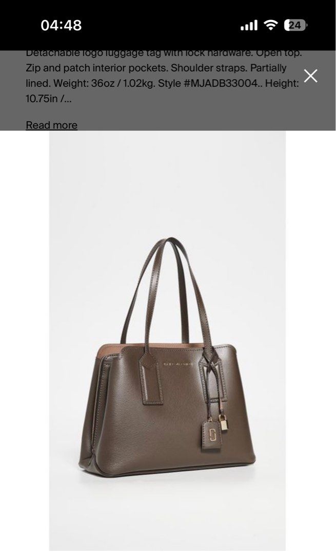 Marc Jacobs The Editor Bag, Luxury, Bags & Wallets On Carousell