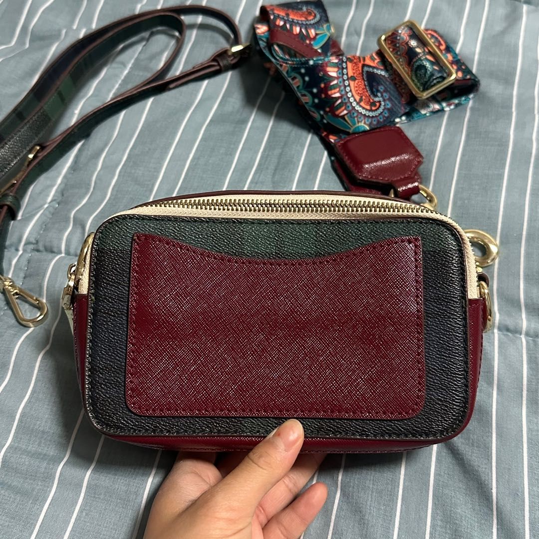 Marco Hiuui Macao Checkered Abstract Crossbody Sling Bag