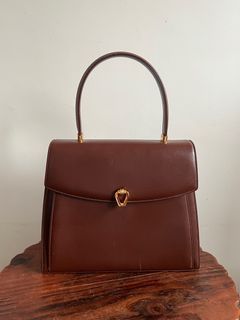 Marquise Kelly Type Leather Handbag Japan