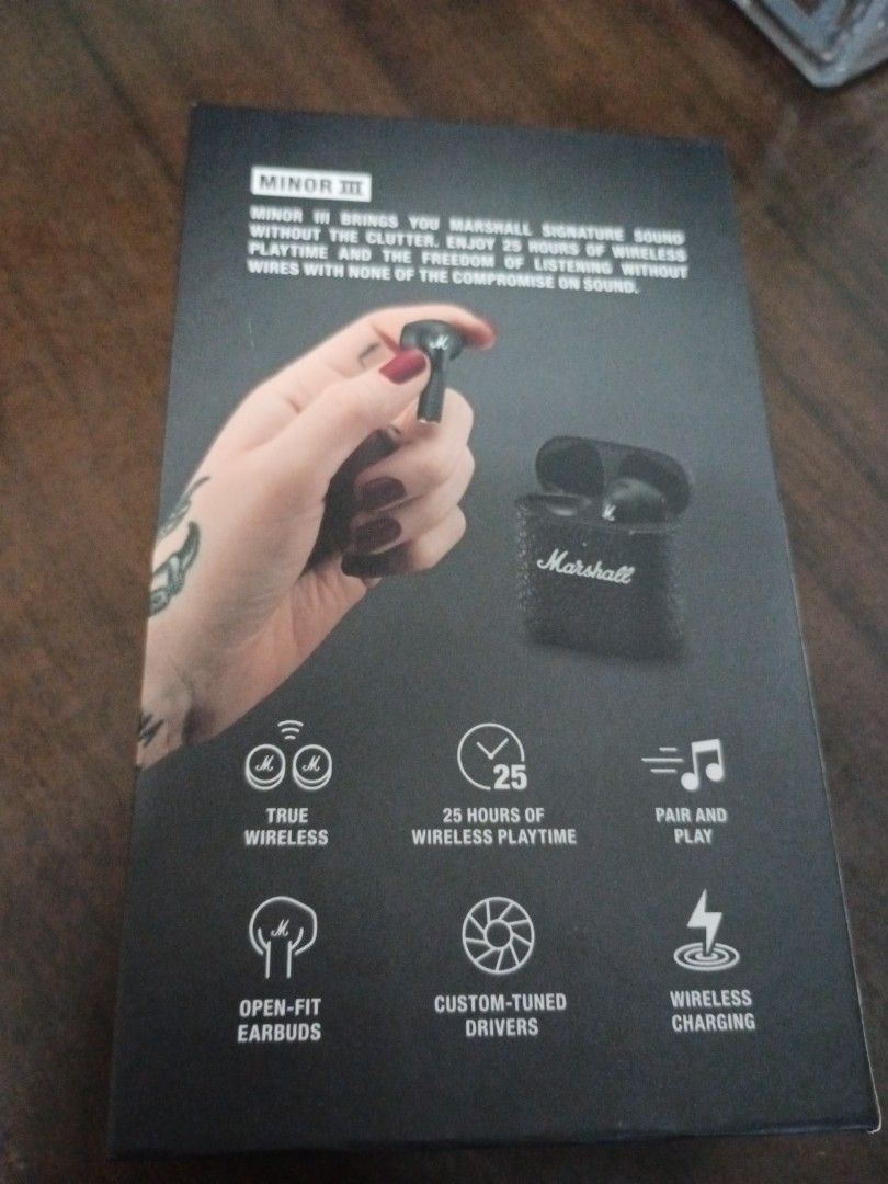 Marshall Minor 3, 音響器材, 耳機 - Carousell