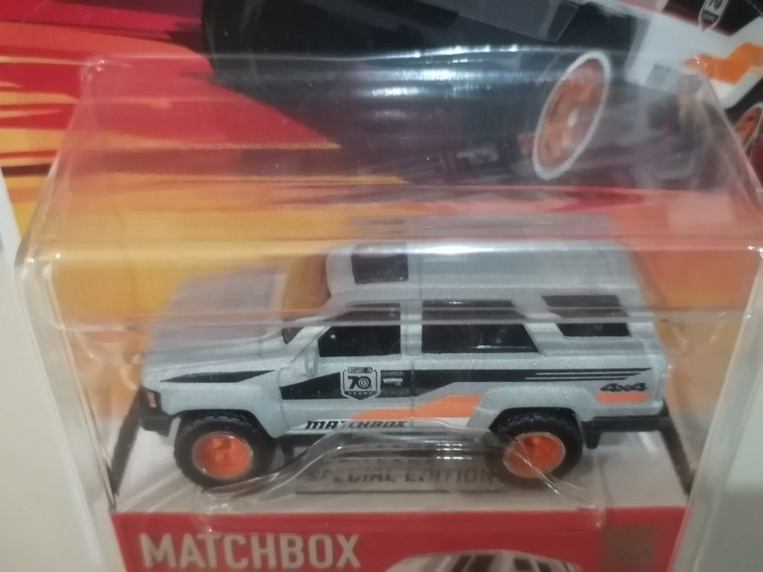 Matchbox 2023 Collectors 70 Years Special Edition No. Toyota Runner  Silver, Hobbies  Toys, Toys  Games on Carousell