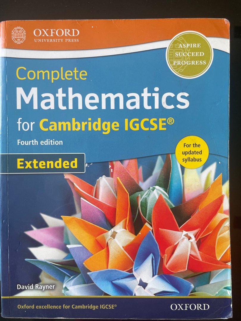 Mathematics Textbook for Cambridge IGCSE, Hobbies & Toys, Books & Magazines, Textbooks on Carousell