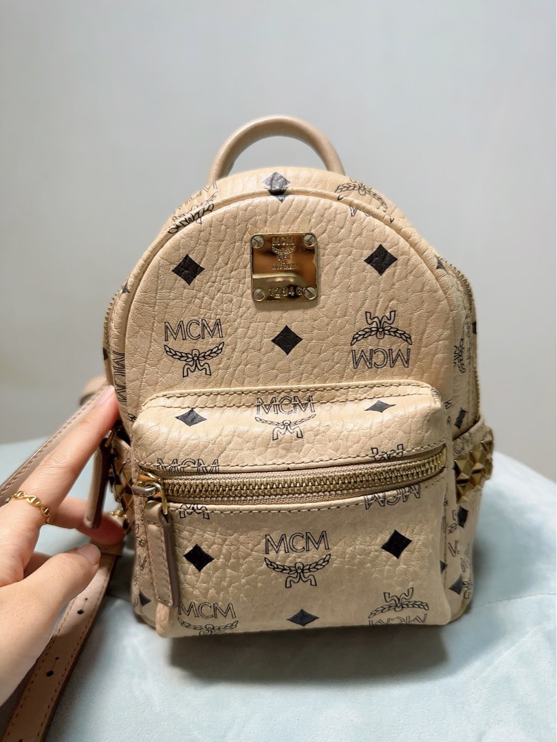 Mini Backpack/Crossbody [MCM] 3n1, Women's Fashion, Bags & Wallets,  Backpacks on Carousell