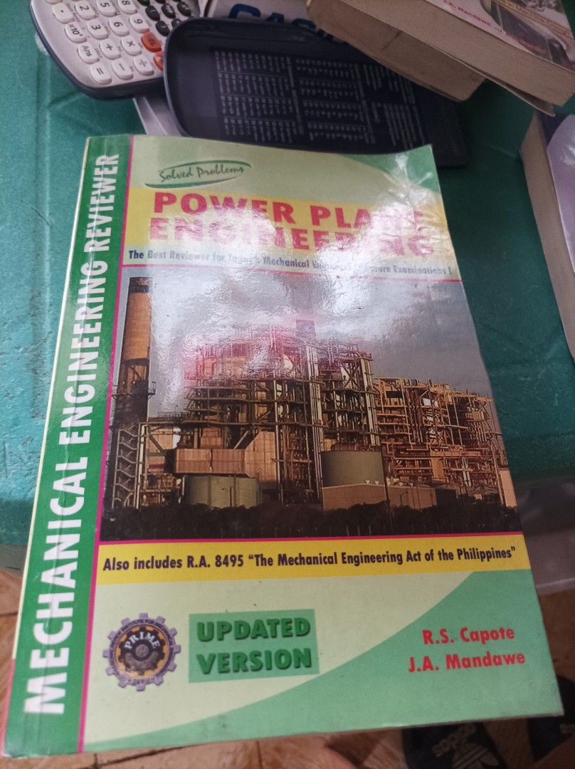 Engineering Reviewer Mechanical Engineering reviewer books, Computers & Tech, Office ...