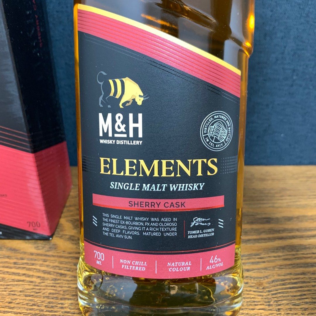 M＆H Elements Sherry Cask 46度 700ml-