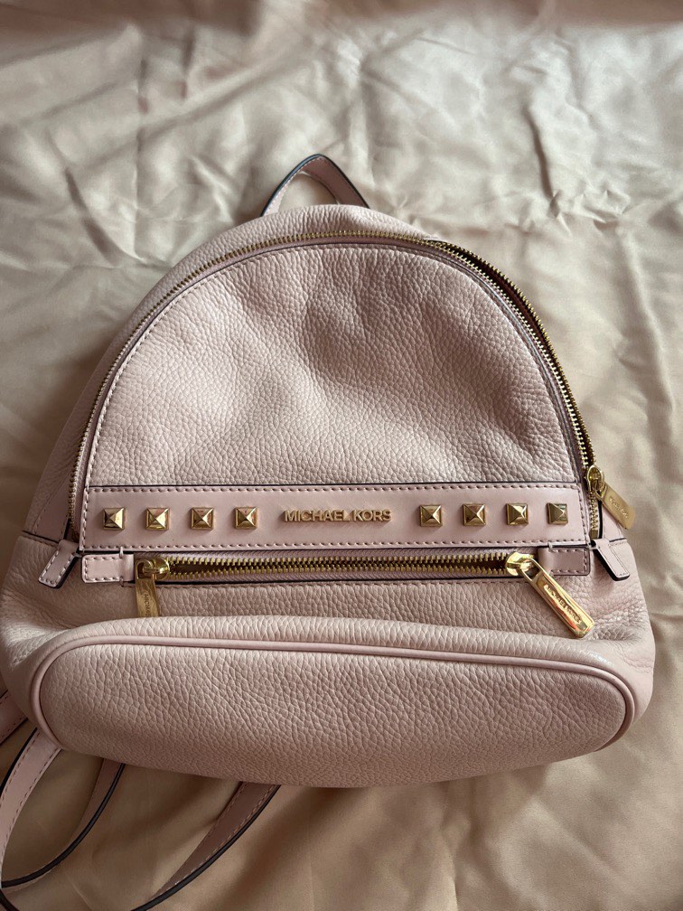 Michael Kors mini pink Backpack Luxury Bags Wallets on Carousell