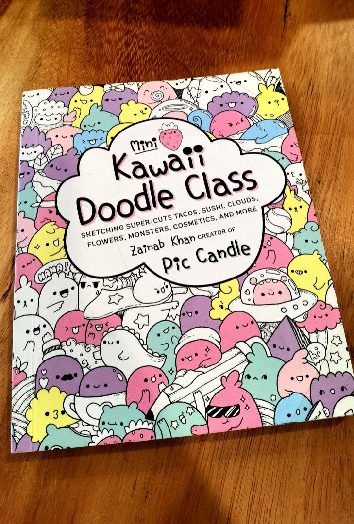 Mini Kawaii Doodle Class Learn Sketching Drawing Fun Book By Zainab