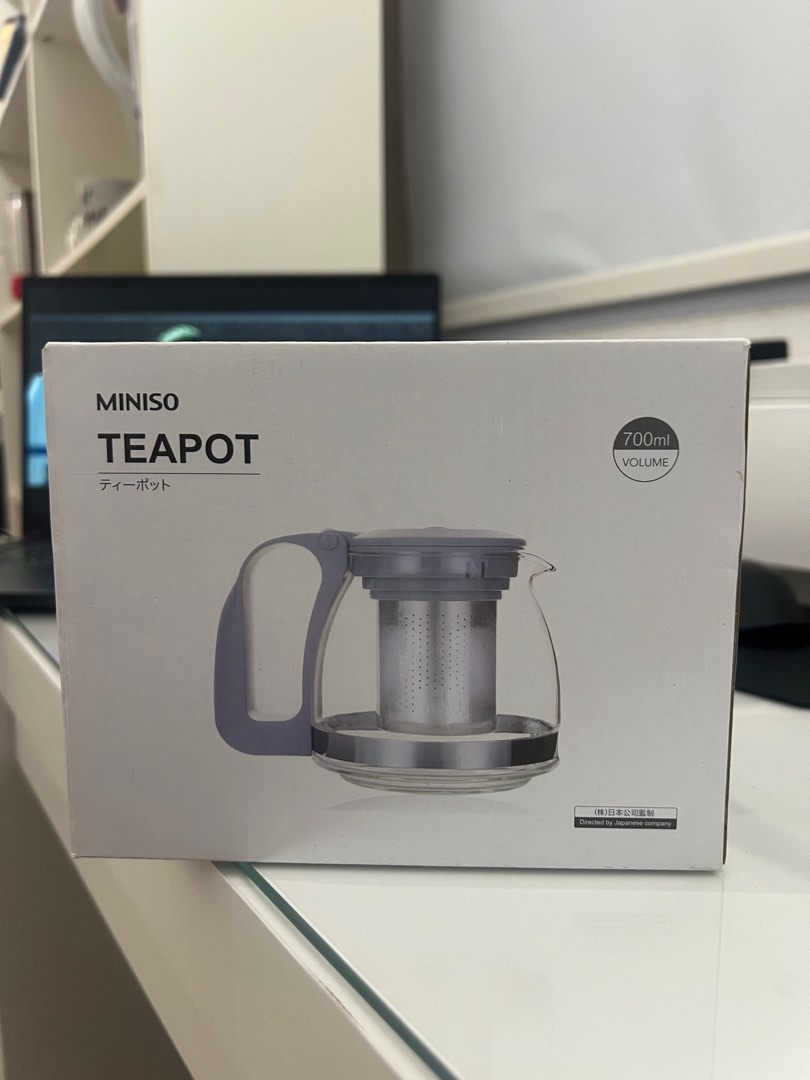Miniso Teapot 700ml, Furniture & Home Living, Kitchenware & Tableware