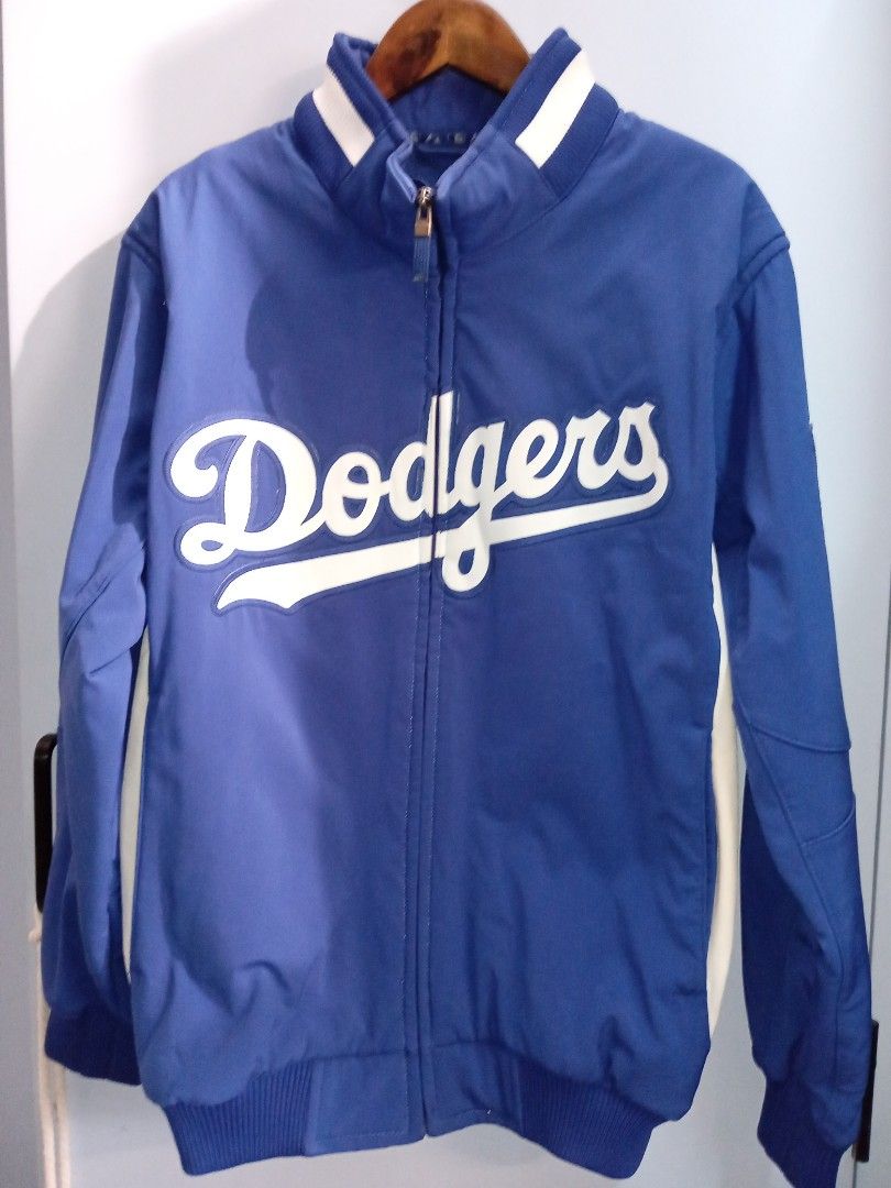 MLB 美國職棒棒球外套運動䄛洛杉磯道奇LA Dodgers Majestic Sports Jacket SIZE M碼, 男裝, 外套及戶外衣服-  Carousell