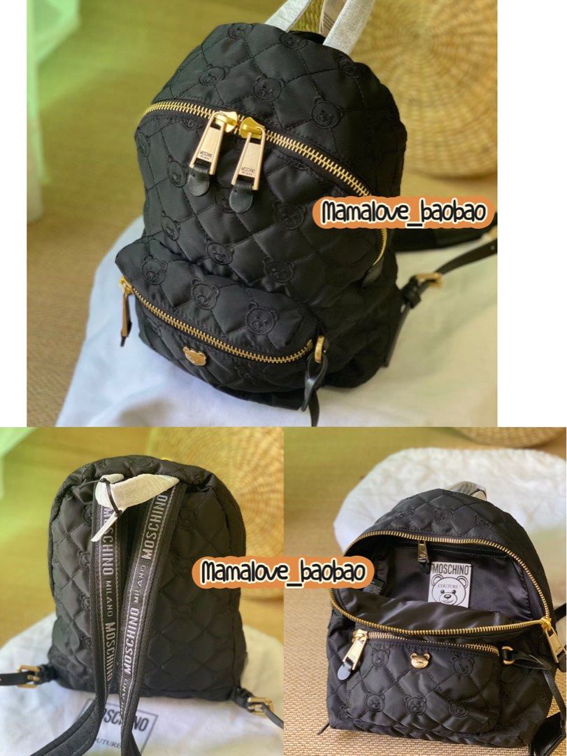 Moschino bear backpack hotsell