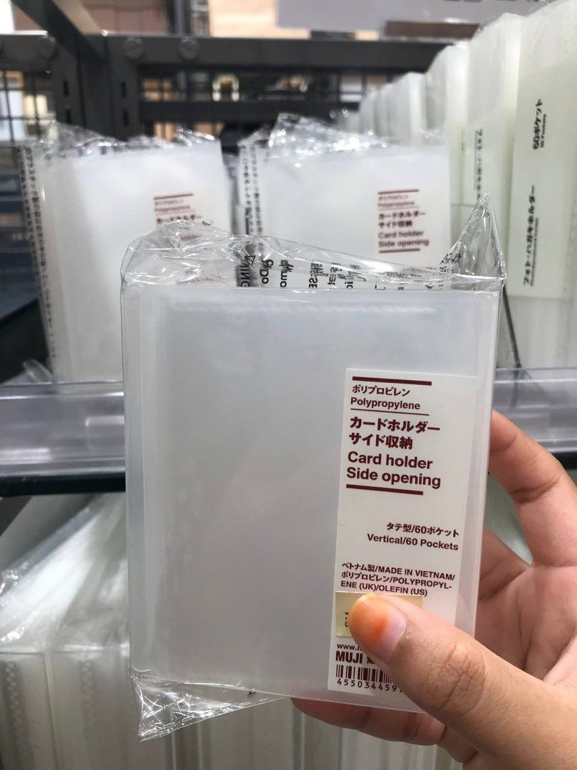 Muji card holder side opening, Hobbies & Toys, Collectibles