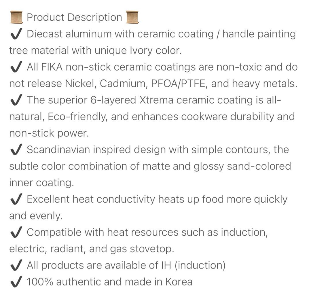 Neoflam FIKA Petit Wok 18cm Pan Made in Korea, Furniture & Home Living