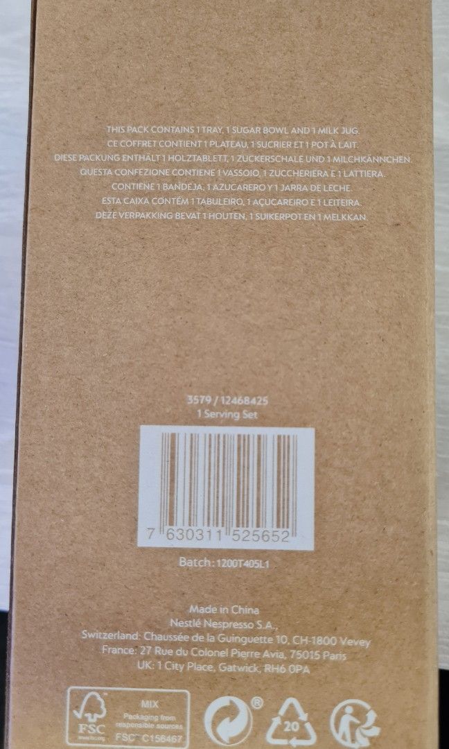 Nespresso serving set, Furniture & Home Living, Kitchenware & Tableware