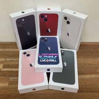 NEW IMPORT SET iPhone 13 256GB ( (Black / White / Red / Blue / Pink / Green) ) Old Stock FREE POWER BANK + BRANDED CASING + MATTE GLASS + 1 YEAR WRTY by Supplier Boleh Ansuran / Paylater